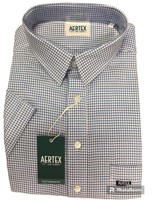 Aertex Blue/Check 8899