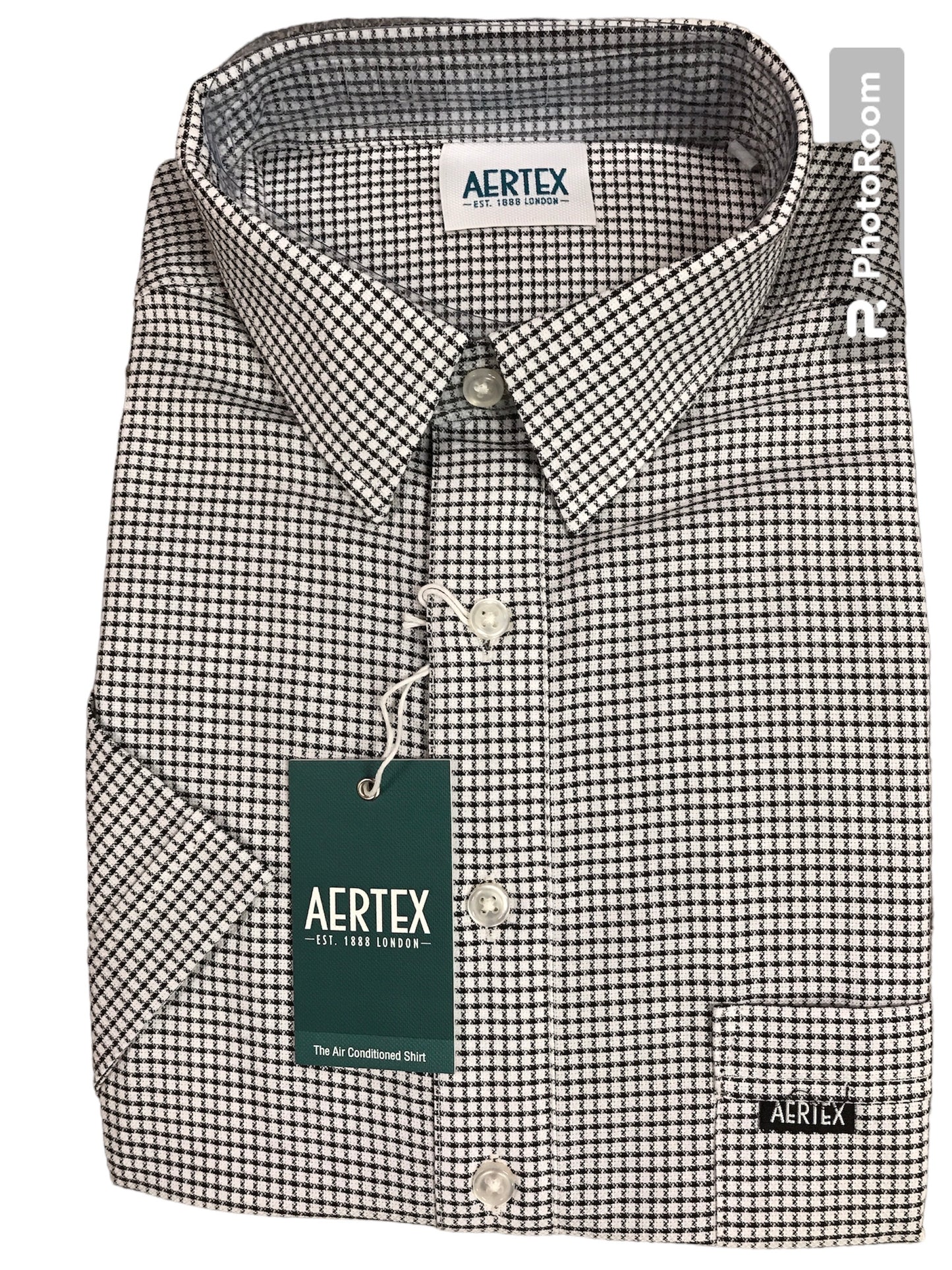 Aertex Black/Check 8899