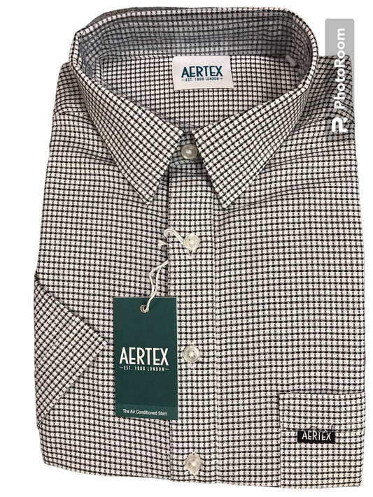 Aertex Black/Check 8899