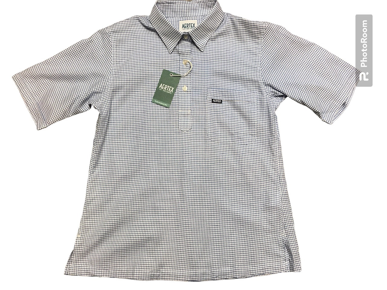Aertex Blue/Check 8899