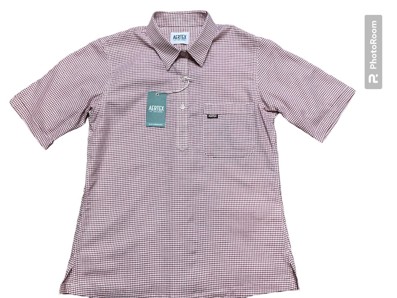 Aertex Wine/Check 8899