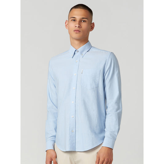 Ben Sherman Shirt Oxford Blue