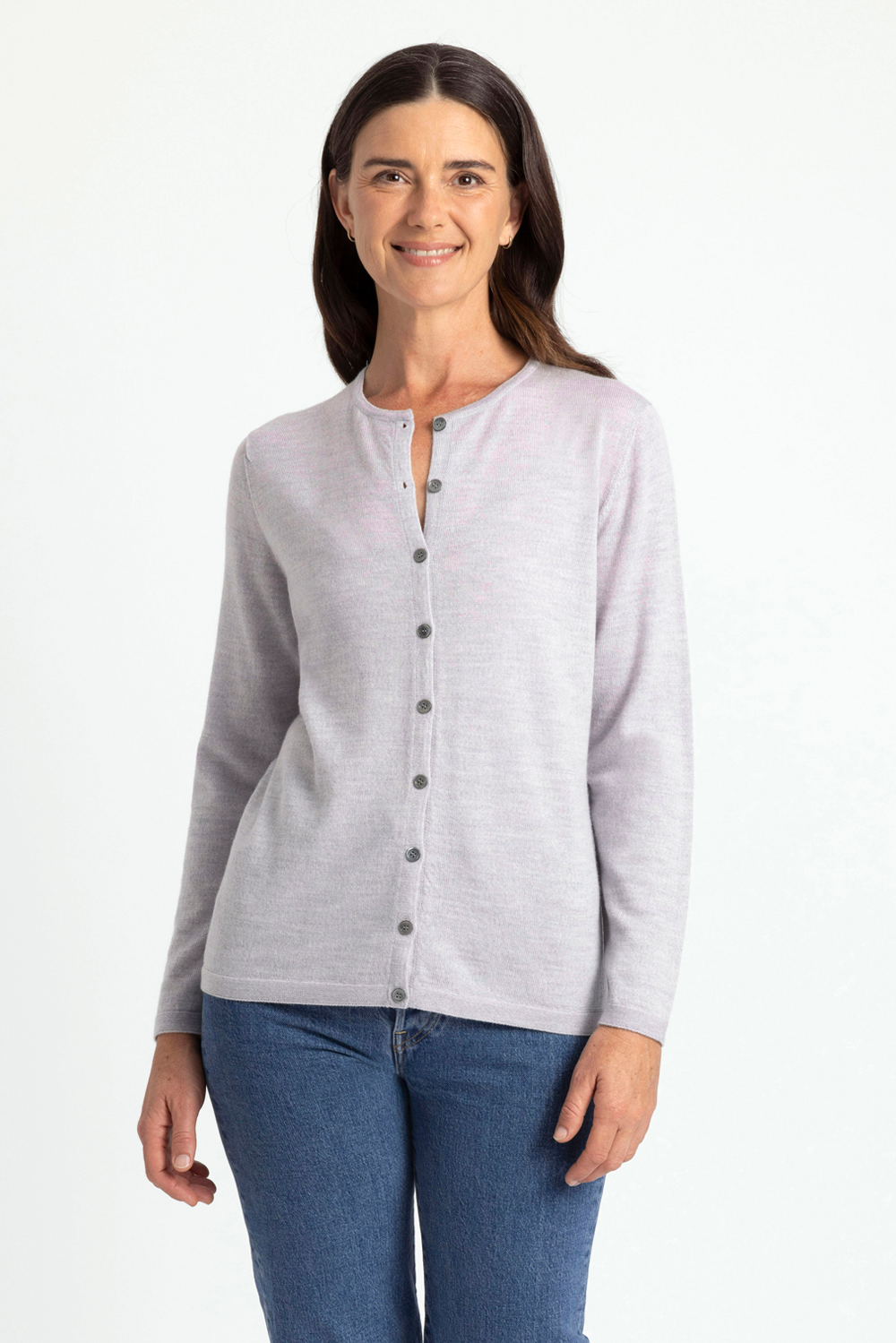Royal Merino Classic Button Cardigan