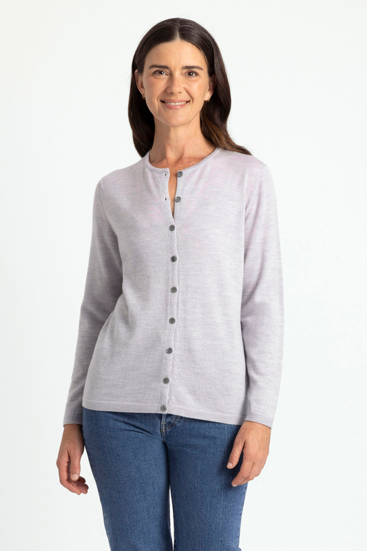 Royal Merino Classic Button Cardigan