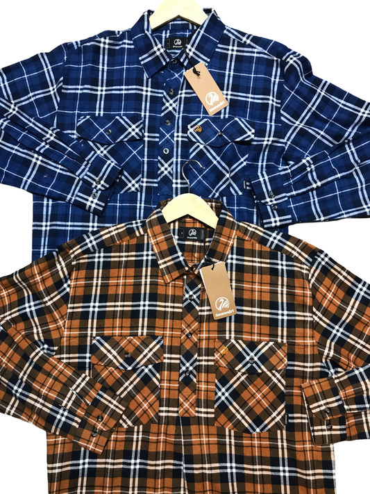 Swanndri Egmont Shirt Half Button Placket