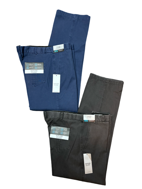 Savane Cotton Canvas Casual Pants