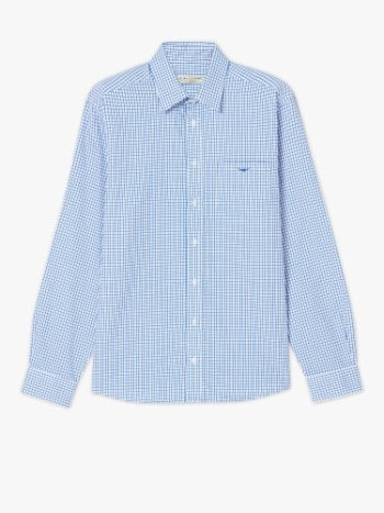Collins Shirt White/Blue