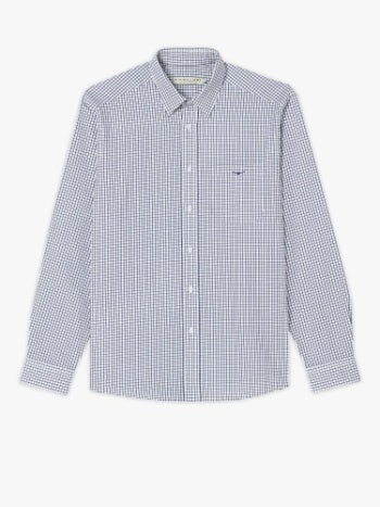 Collins Shirt Navy/White
