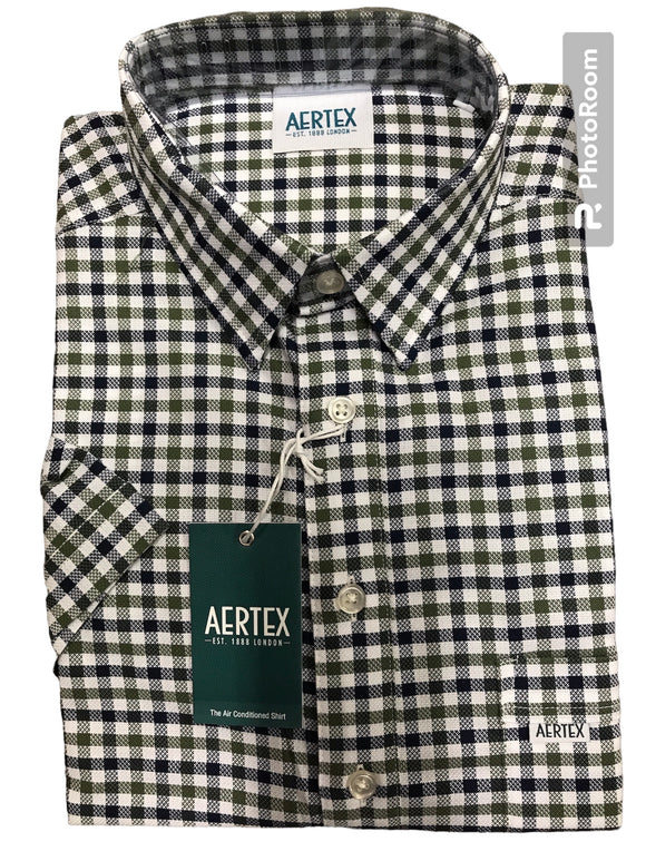 Aertex Olive Check
