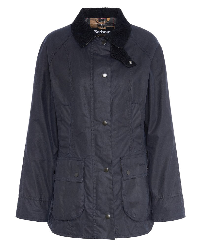 Barbour Beadnell Wax Jacket Navy