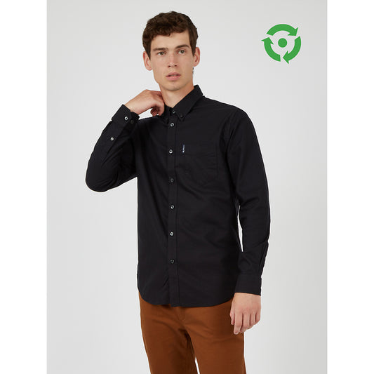 Ben Sherman Shirt Oxford Black