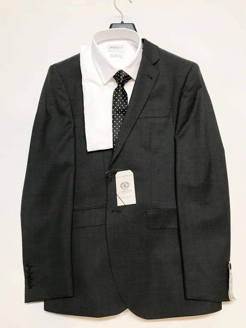 Cambridge Pure Wool Suit Black