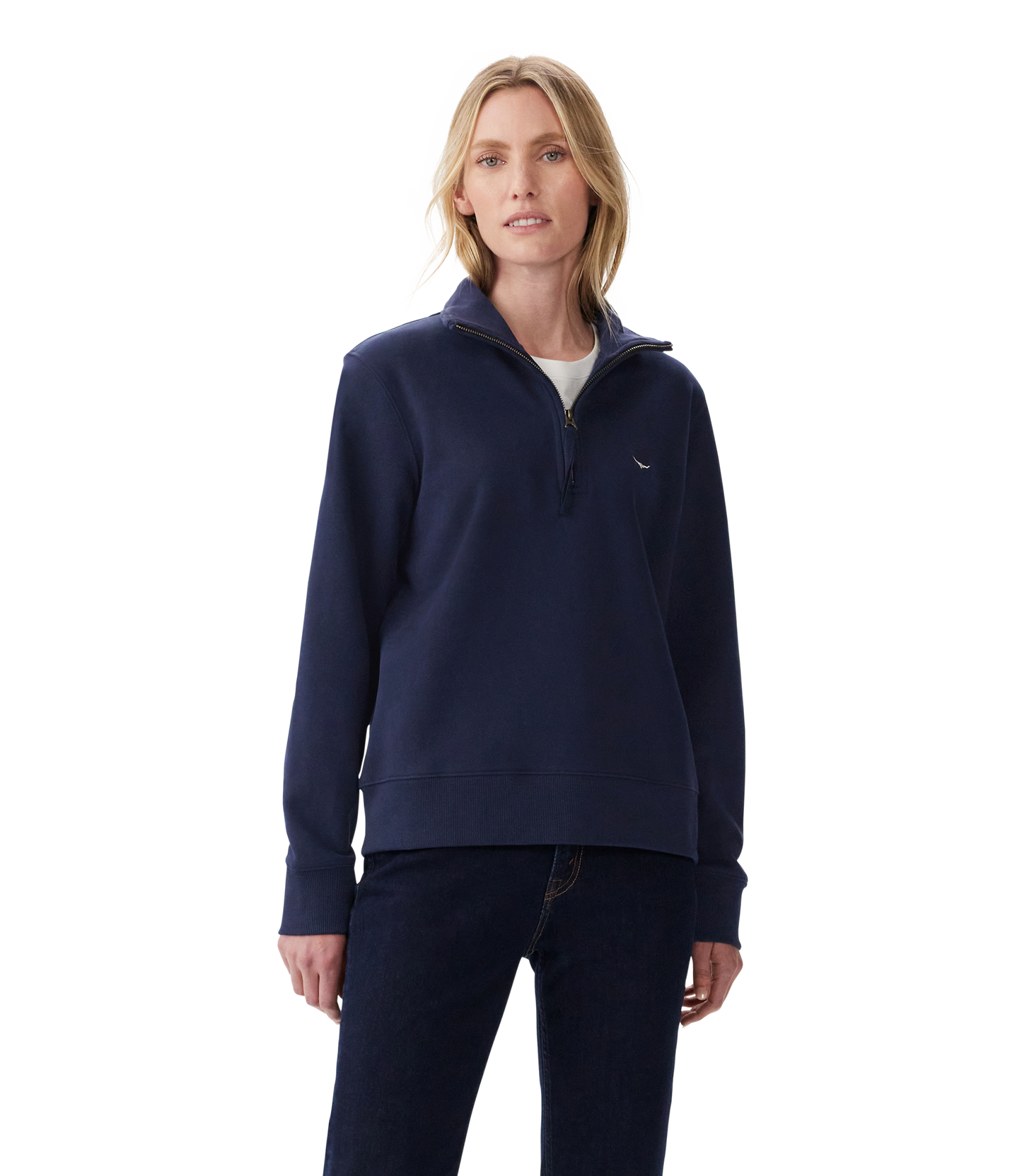 Trickett 1/4 Zip Sweatshirt Navy