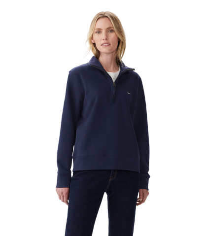 Trickett 1/4 Zip Sweatshirt Navy