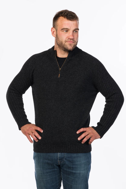 MKM 'Mount' Zip Neck Knit
