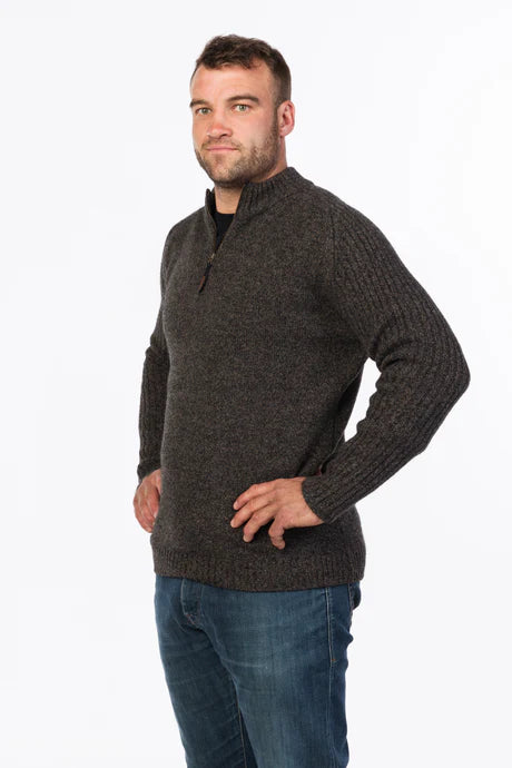 MKM 'Mount' Zip Neck Knit