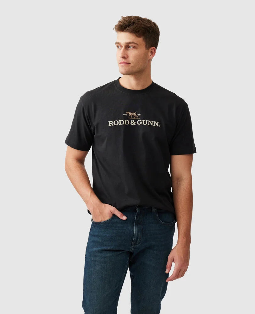 Rodd & Gunn The Peaks Logo Tee – Bullick Blackmore / McLeods Online Store