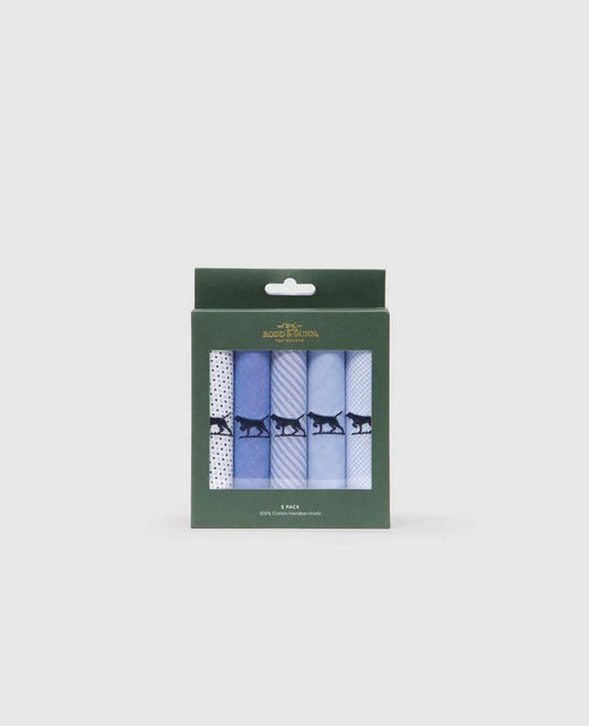 Rodd & Gunn 5 Pack Handkerchiefs