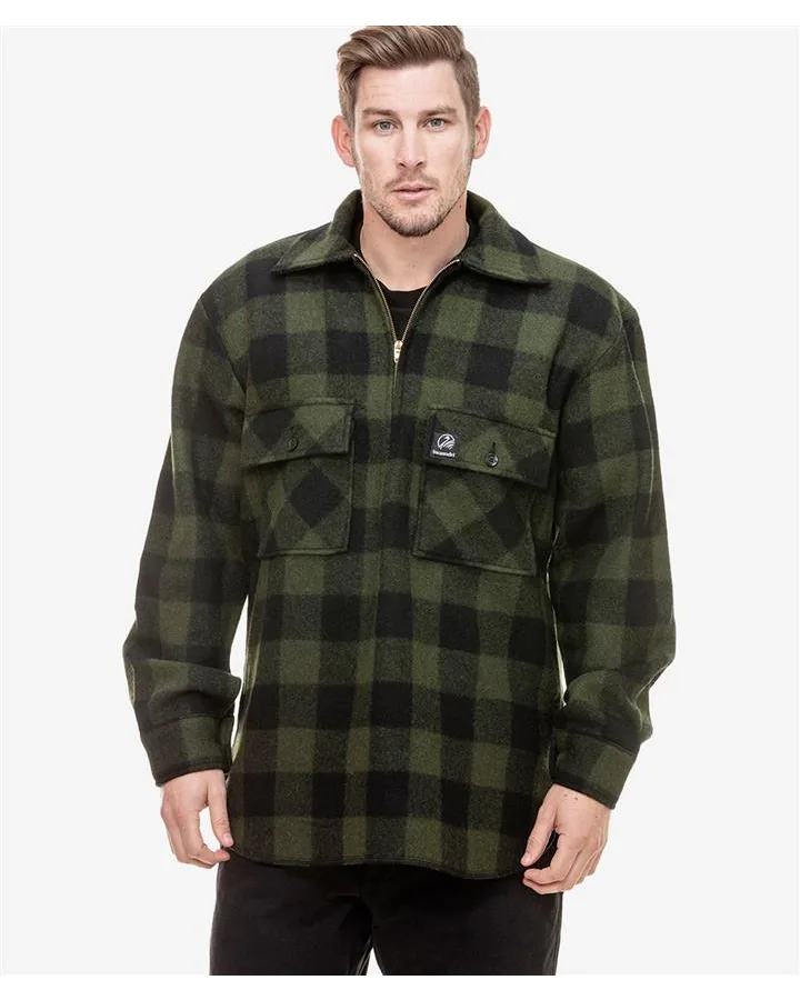 Swanndri Ranger Bush Shirt Olive/Black