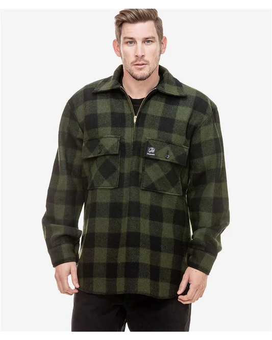 Swanndri Ranger Bush Shirt Olive/Black