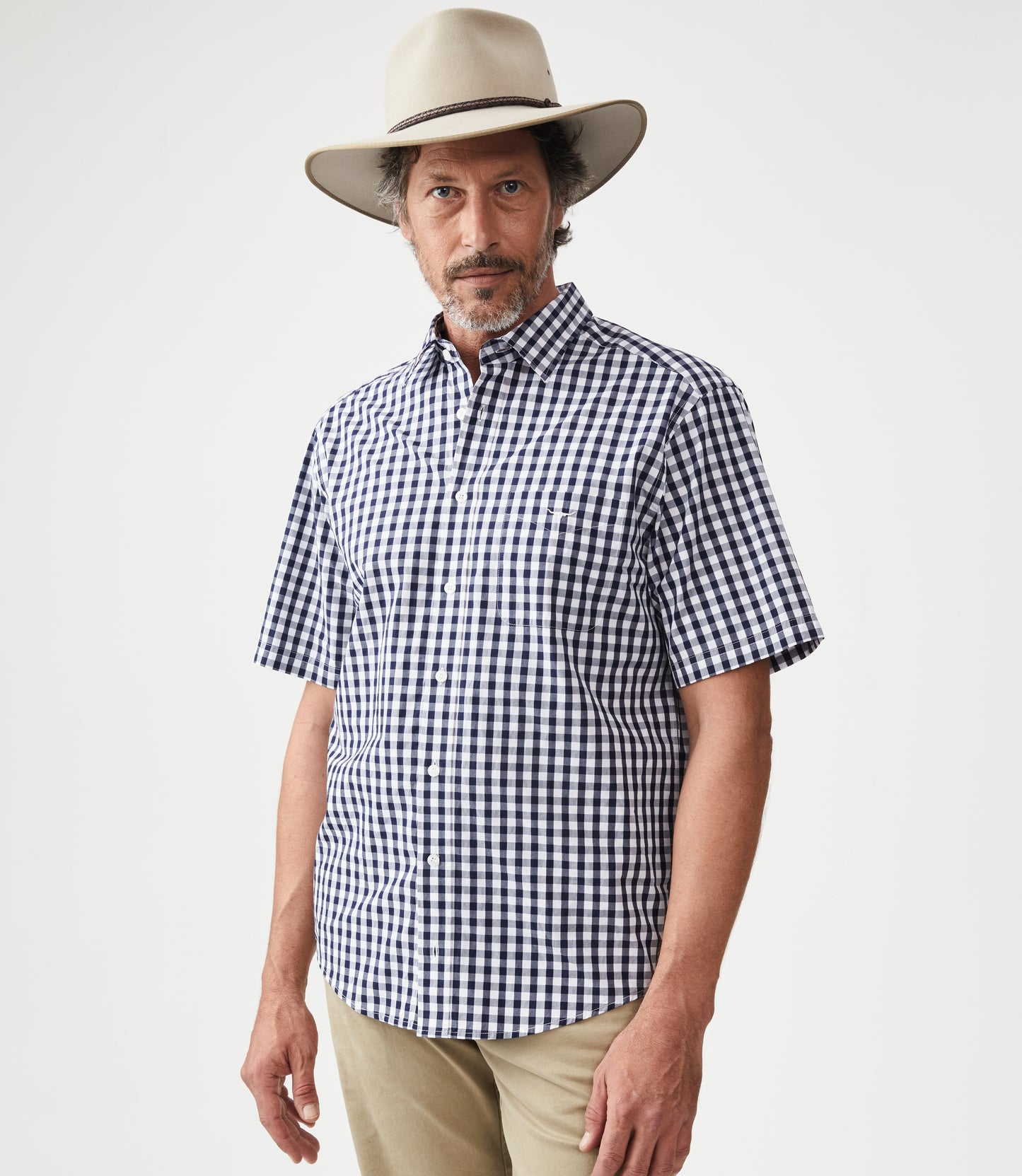 Hervey Shirt Navy/White
