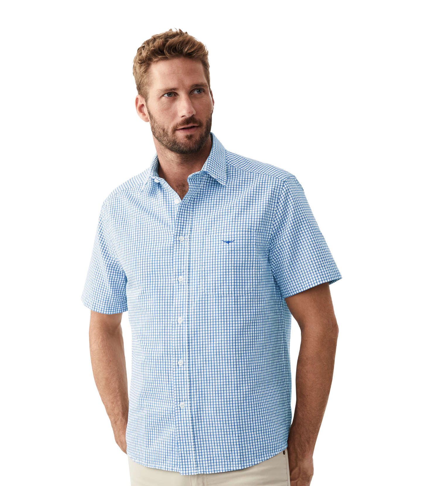 Hervey Shirt White/Blue
