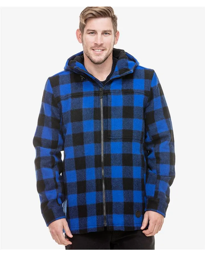 Swanndri Hudson Hoody Blue/Black Check