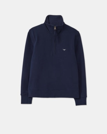 Trickett 1/4 Zip Sweatshirt Navy