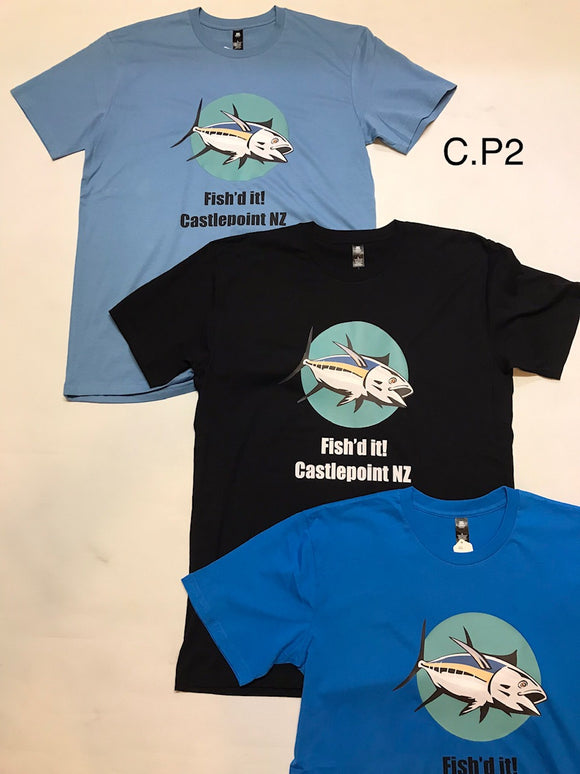 Coastal Men’s Fish’d It Castlepoint NZ Tee Shirt